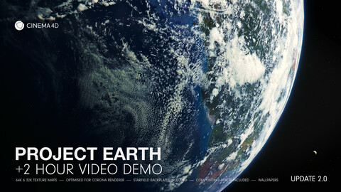Planet Earth 2.0 - Cinema 4D Project File + Video Tutorial