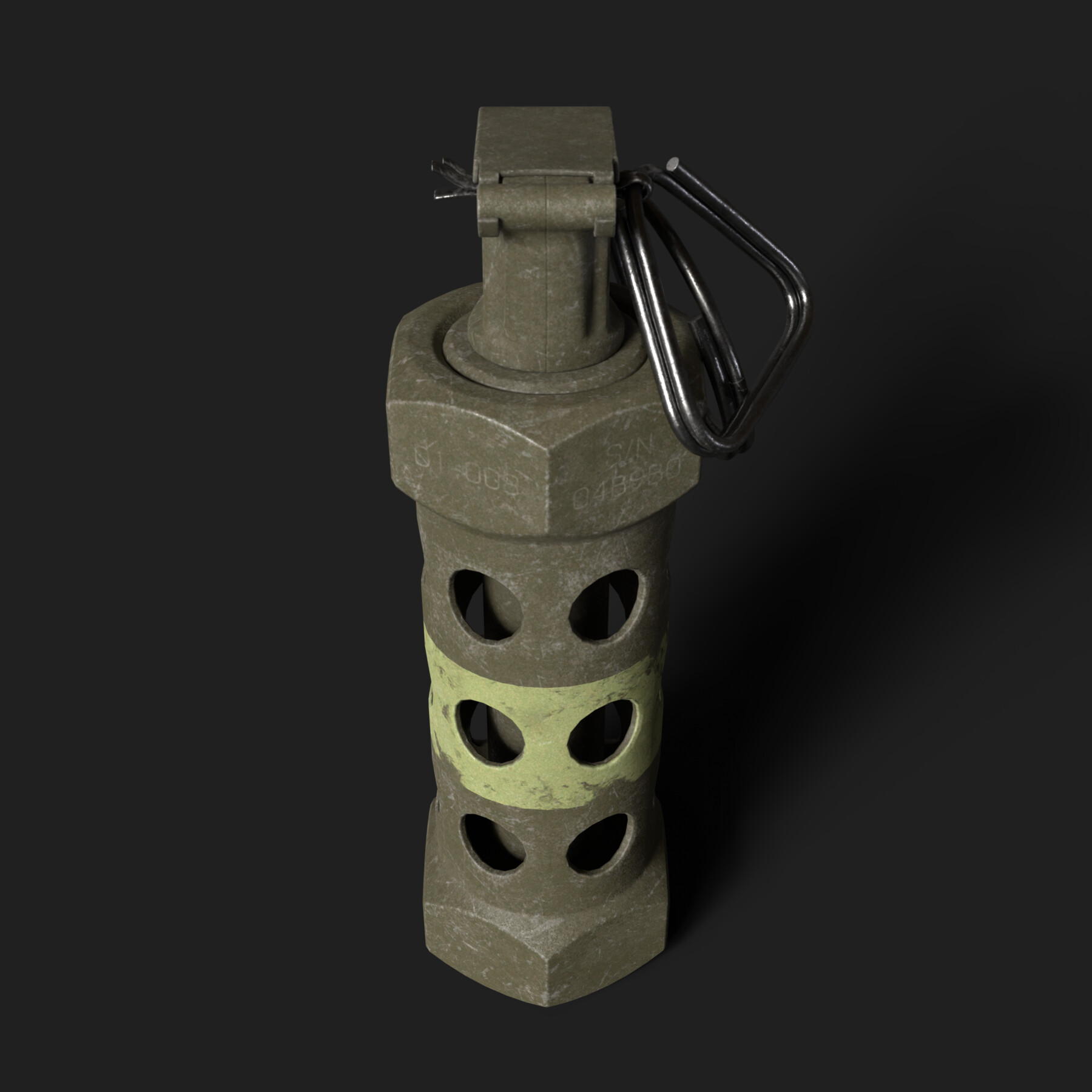 Artstation M84 Stun Grenade Game Assets