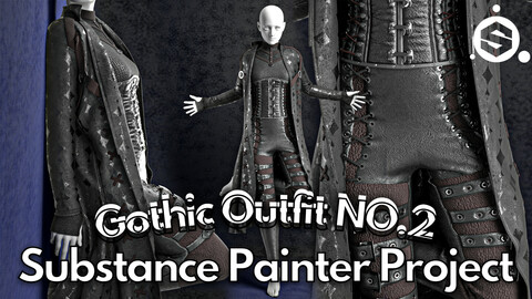 Gothic No.2 : Substance Painter Project