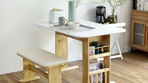 Via Expandable Storage Table Set