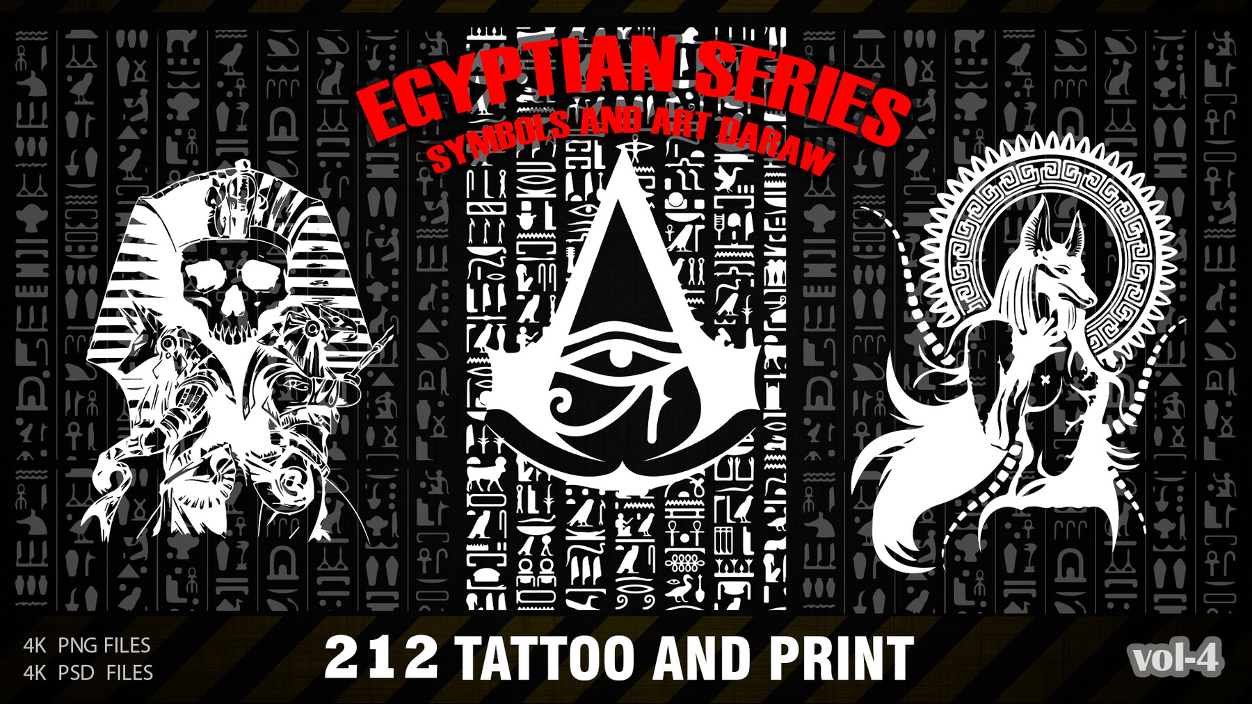 King Tut Tattoo Black work | King tut tattoo, Lion tattoo design, Egypt  tattoo