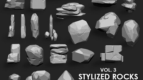 Stylized Rock IMM Brushes 21 in one Vol. 3