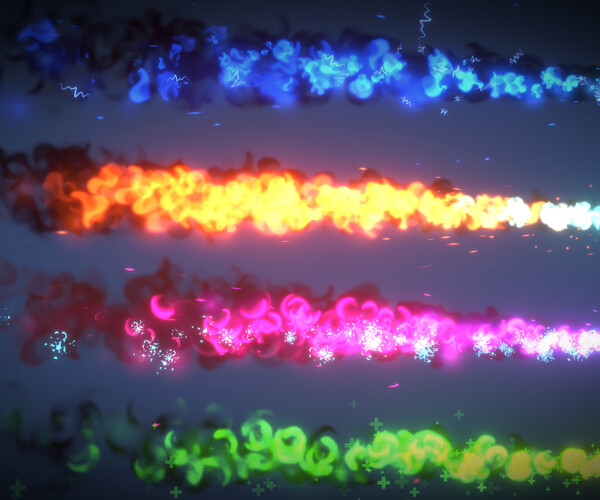 ArtStation VFX Graph Flamethrower Vol. 1 Game Assets