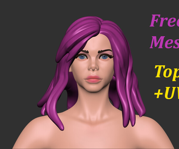 ArtStation - Free Base Mesh Stylized Female | Resources