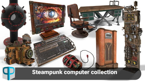 Steampunk computer collection
