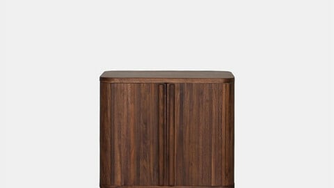 daisy walnut side table