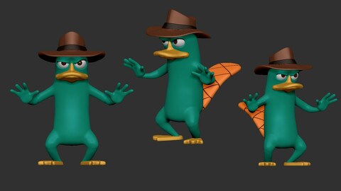 Perry the platypus STL