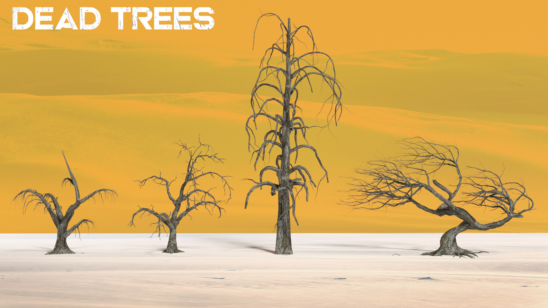 ArtStation Dead Trees Game Assets