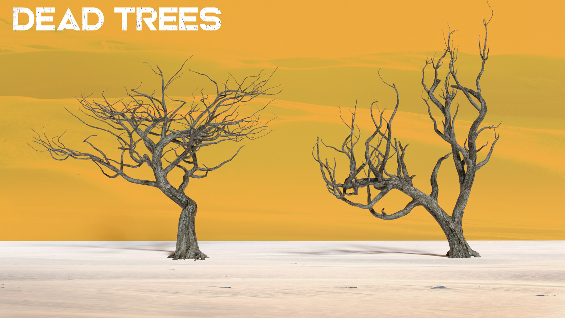 ArtStation Dead Trees Game Assets