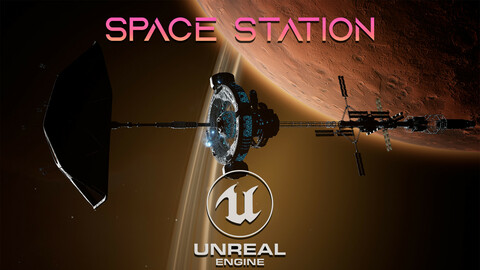 Space Station in Unreal Engine 5 || Station Simulator Space Scene