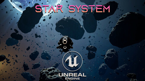 Star System Space Scene for Unreal Engine 5