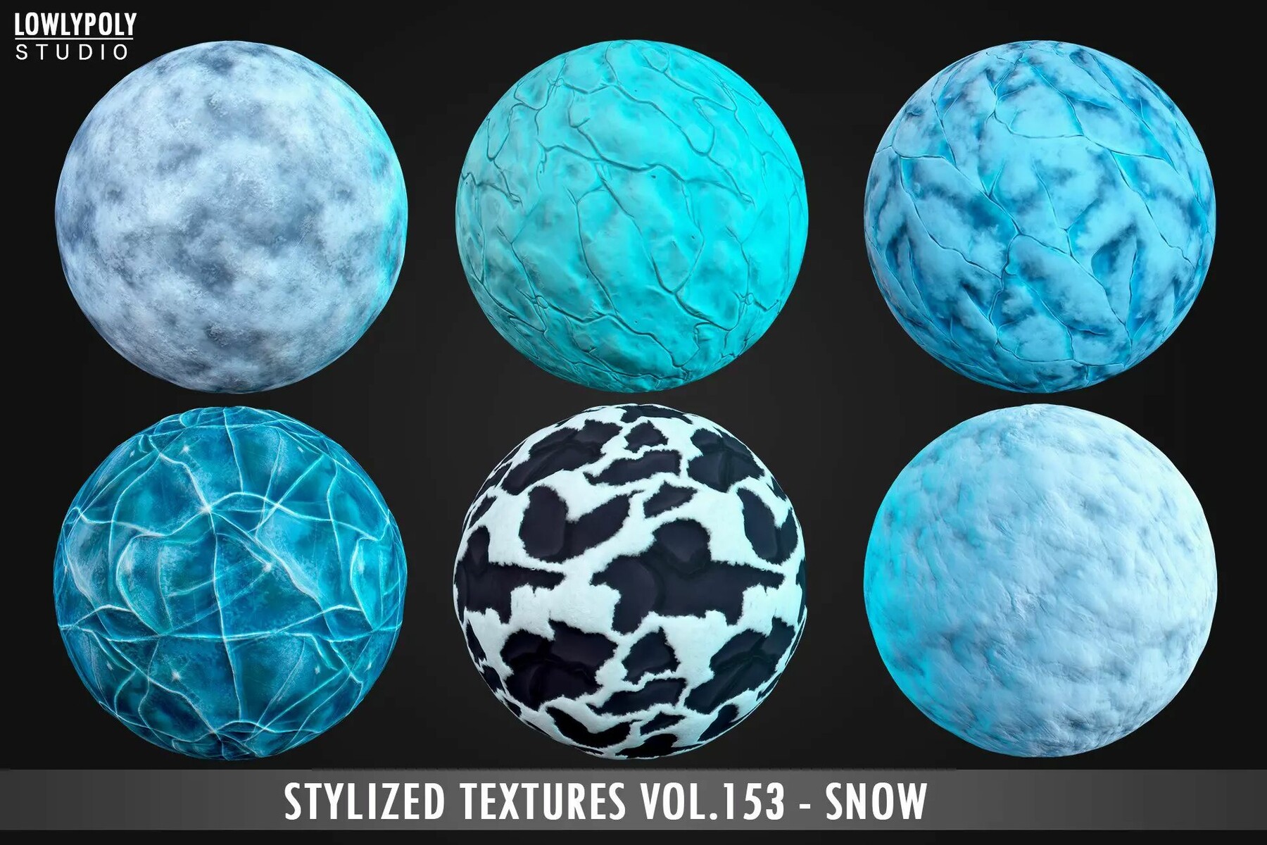 ArtStation - Stylized Snow Vol.153 - Hand Painted Textures | Game Assets