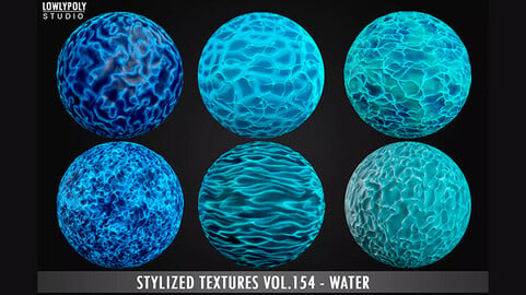 Stylized Water Vol.154 - Hand Painted Textures