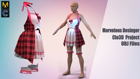 №47  Marvelous Desinger /Zprj/ OBJ+FBX