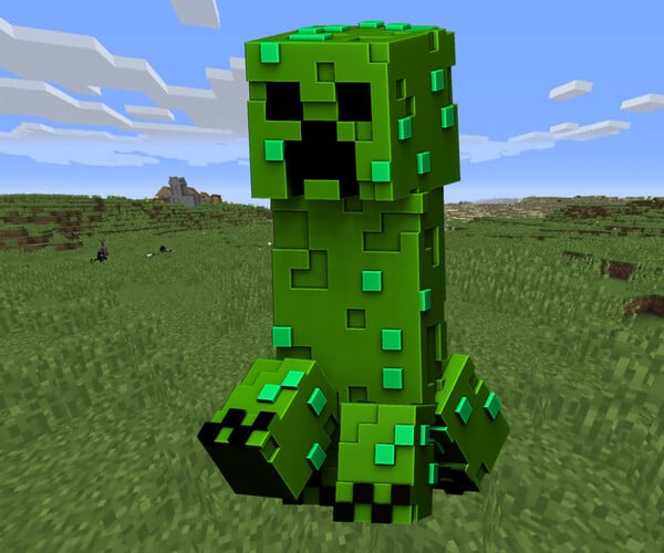 ArtStation - Fanart statue / toy for 3d printing - Creeper from ...