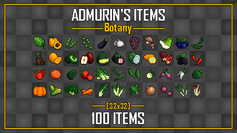 Admurin's Botany Items