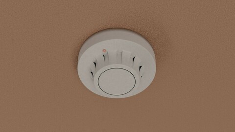 Smoke Alarm 3D Model