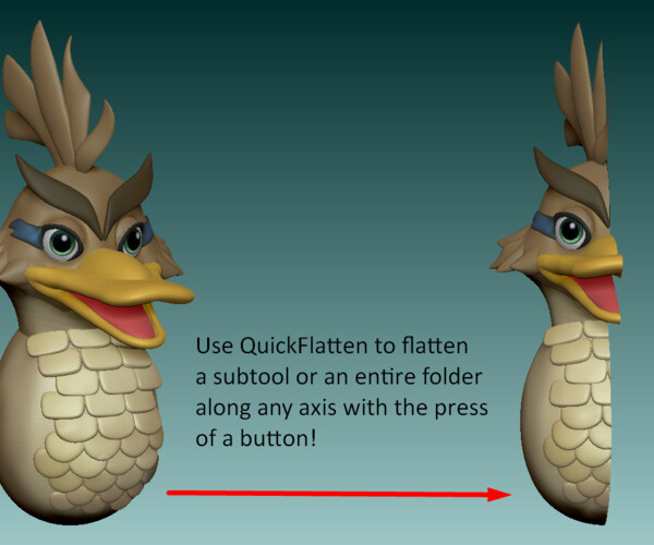 ArtStation SuperMirror Mirror Zbrush folders and preserve