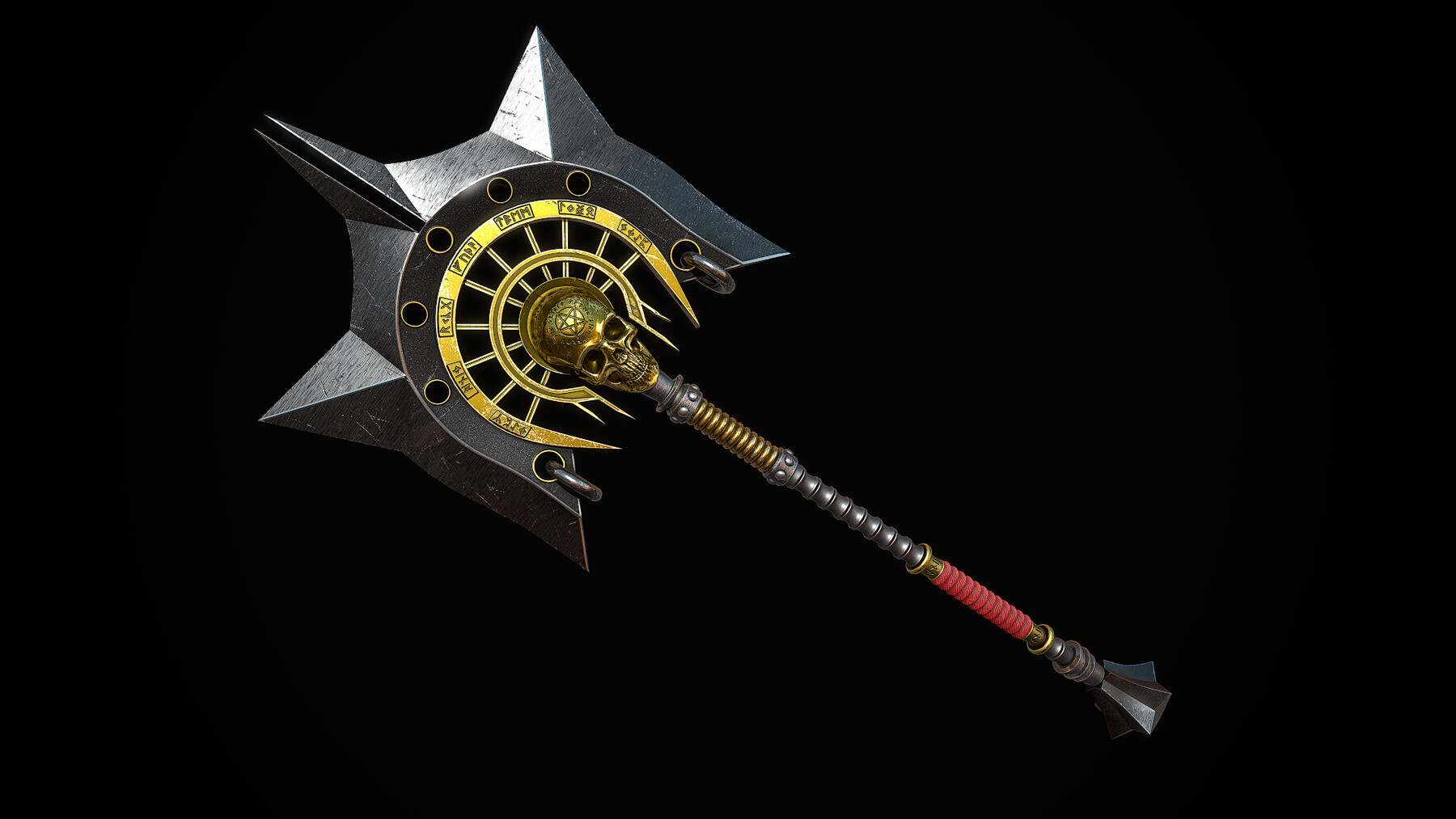 ArtStation Cursed Battle Axe Game Assets