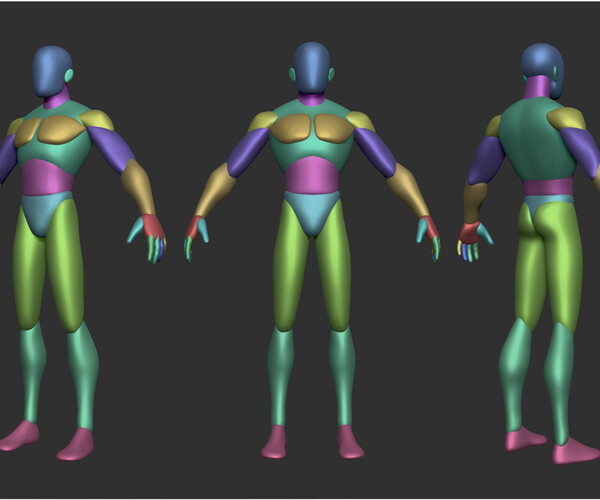 ArtStation - Stylized Hero Basemesh Collection | Resources