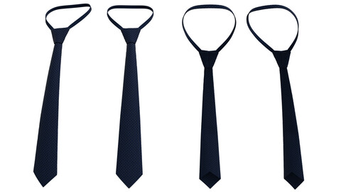 Tie V2 (Marvelous Designer / Clo 3D project+OBJ)