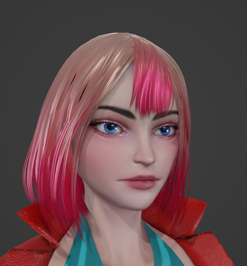 ArtStation - Realistic Procedural Hair Shader | Game Assets