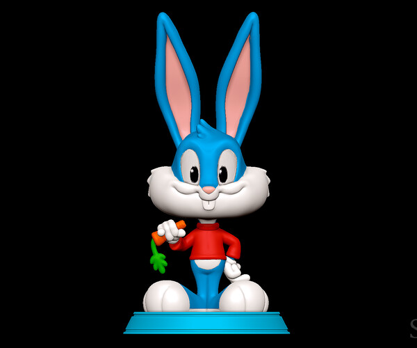 ArtStation - Buster Bunny - Tiny Toon Adventures 3D Print Model | Resources