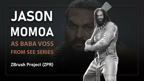 JASON MOMOA IN ROLE OF BABA VOSS FROM SEE SERIES