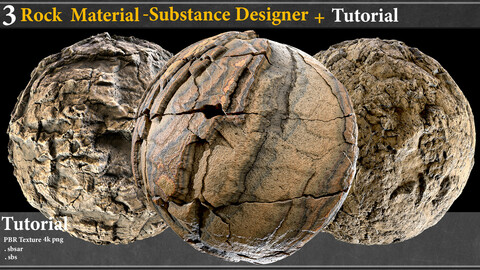 3 Rock Material - Substance Designer+ Toturial