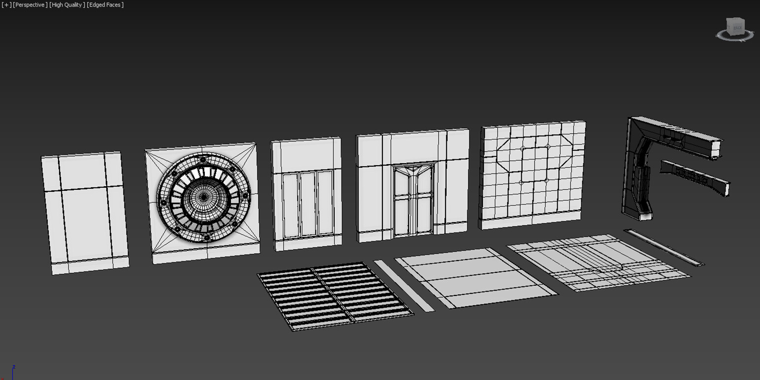 ArtStation - Sci-fi Modular Panels | Game Assets