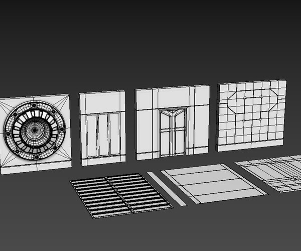 ArtStation - Sci-fi Modular Panels | Game Assets