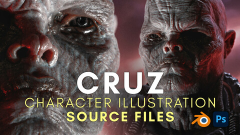 Cruz - Character Illustration Source Files