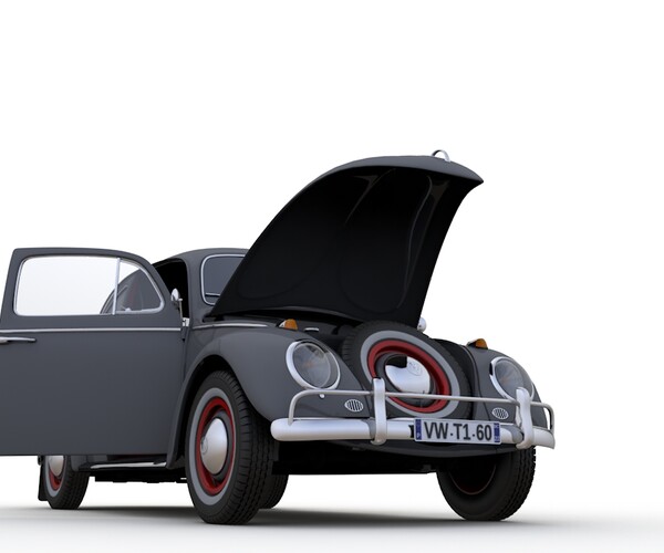 ArtStation - Volkswagen Beetle 1960 | Resources