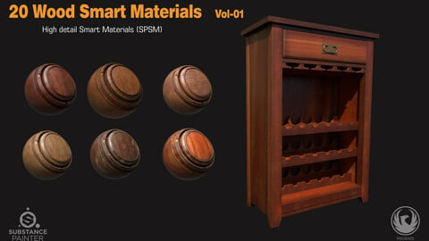 Smart Materials Woods Vol_01