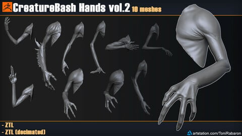 CreatureBash Hands Vol 2