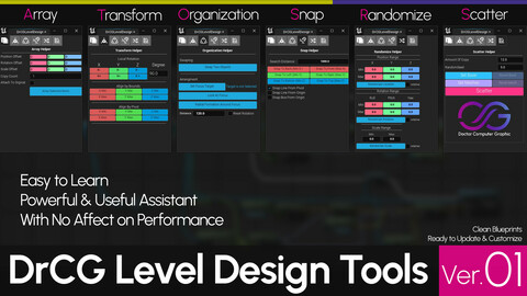 Unreal Engine Level Design Tools - Assistant by DrCG