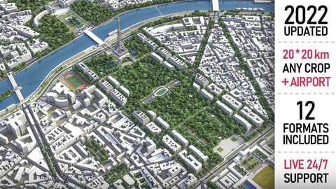 Paris - 3D city model