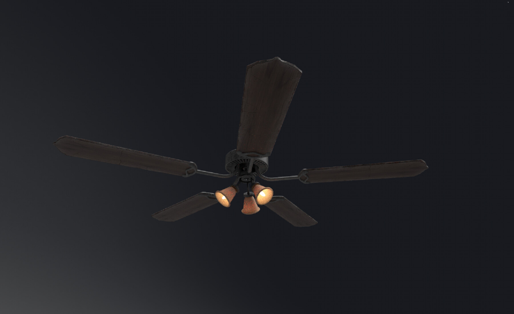 ArtStation Retro Ceiling Fan Game Assets