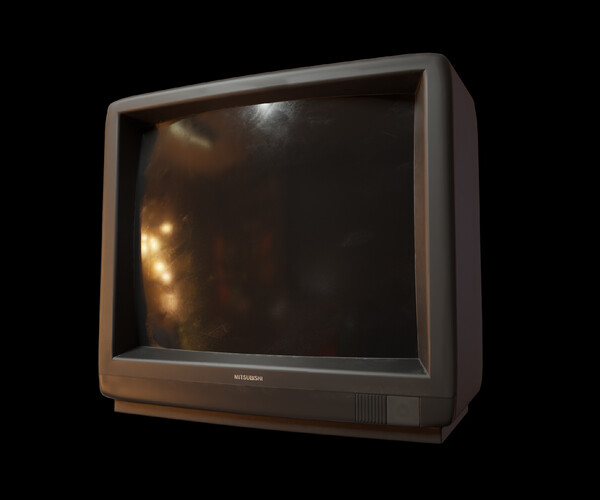ArtStation - Retro Mitsubishi TV | Game Assets