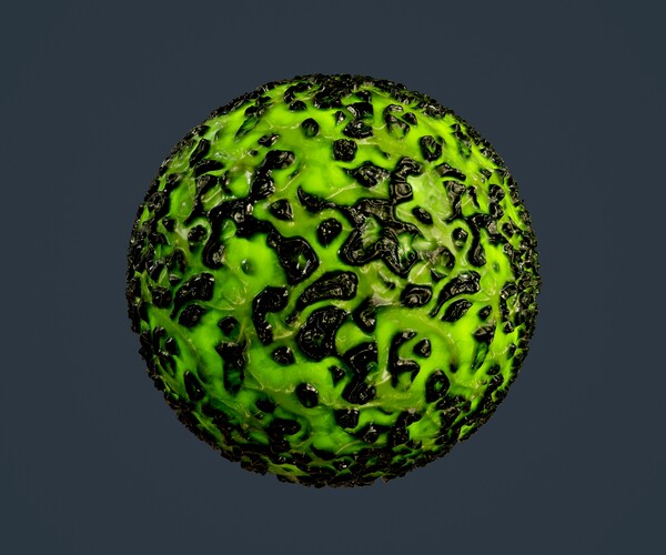 ArtStation - Sci-fi Alien Hazardous Seamless PBR Texture 18 | Game Assets