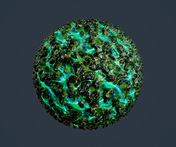 ArtStation - Sci-fi Alien Hazardous Seamless PBR Texture 20 | Game Assets
