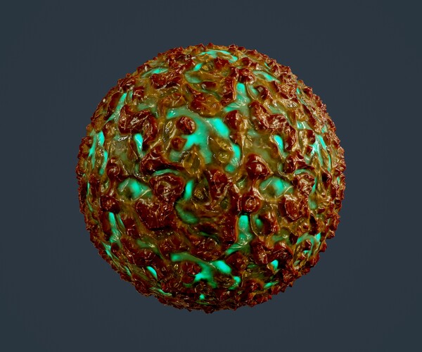 ArtStation - Sci-fi Alien Hazardous Seamless PBR Texture 22 | Game Assets
