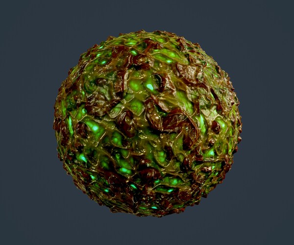 ArtStation - Sci-fi Alien Hazardous Seamless PBR Texture 29 | Game Assets