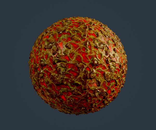 ArtStation - Sci-fi Alien Hazardous Seamless PBR Texture 33 | Game Assets