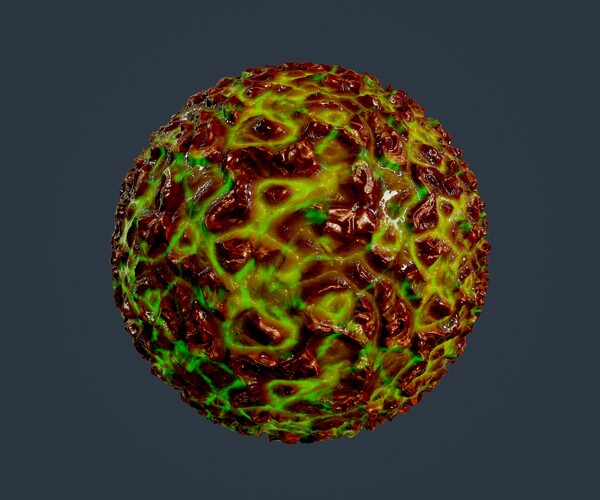 ArtStation - Sci-fi Alien Hazardous Seamless PBR Texture 42 | Game Assets