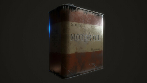 Motor Oil Canister, Game Prop for FREE