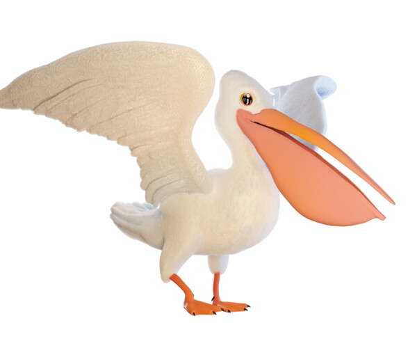 ArtStation - Pelican 3D model | Resources