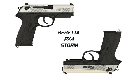 Beretta PX4 Storm - Print Ready