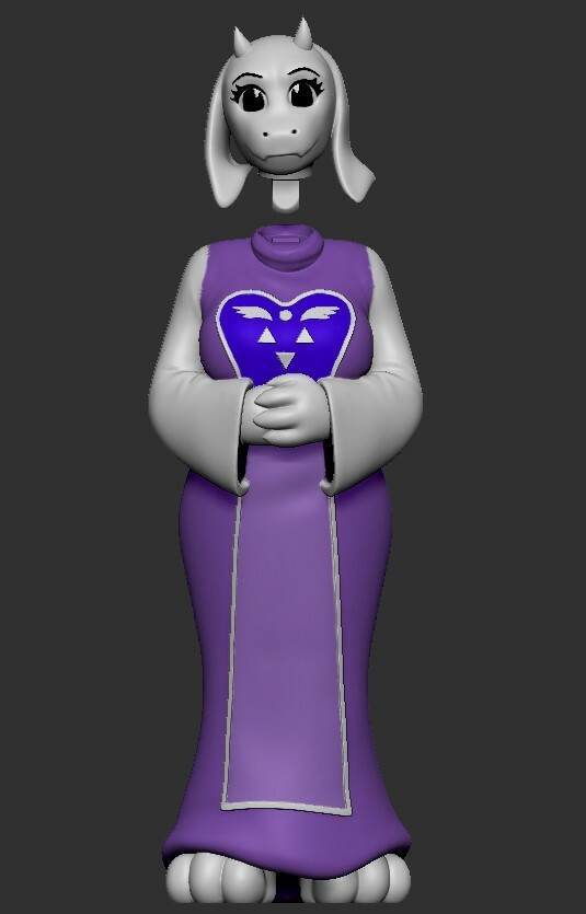 ArtStation - Undertale Characters 3D Printable Models