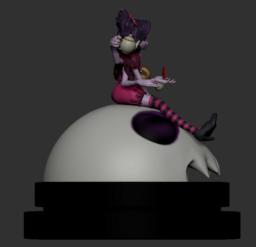 Muffet Undertale Character 3D model 3D printable